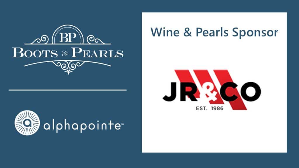 Sponsor slide: JR & CO Wine and Pearls sponsor