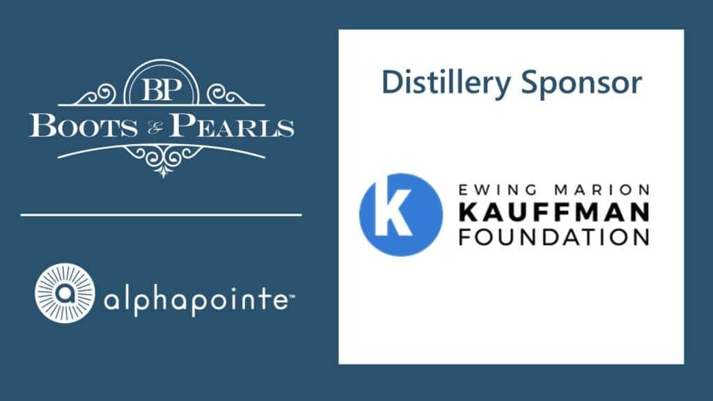 Sponsor slide: Ewing Marion Kauffman Foundation - distillery sponsor