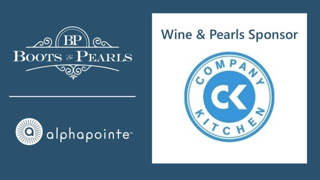 Sponsor slide, Company Kitchen, Wine & Pearls sponsor