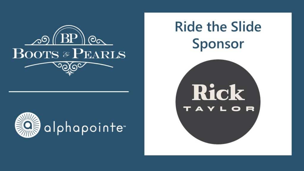 Sponsor slide, Rick Taylor, ride the slide sponsor