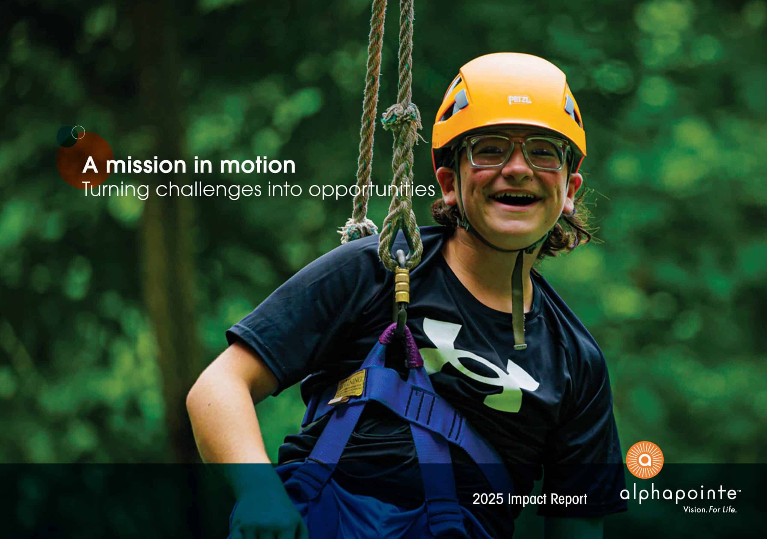 Cover page of the 2025 Impact report